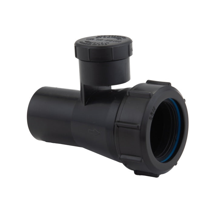 1¼” Anti-Syphon Adaptor – Black