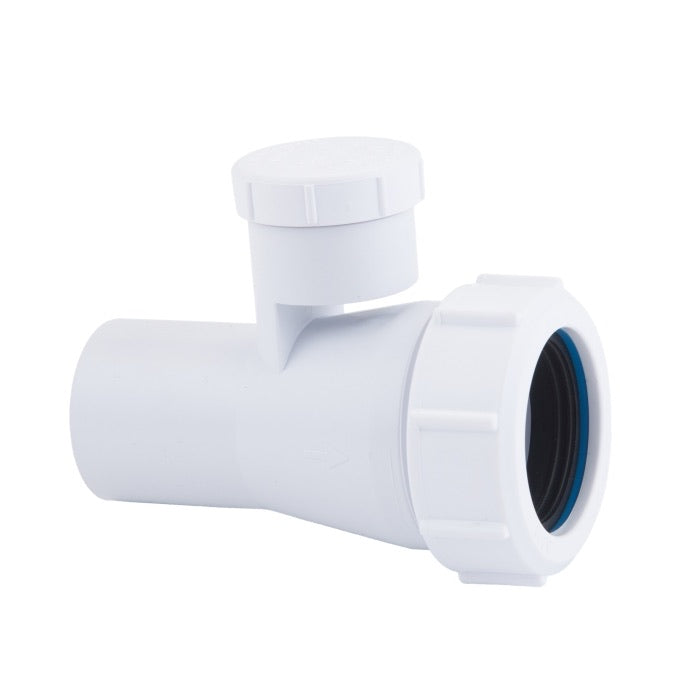 1¼” Anti-Syphon Adaptor – White