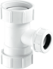 Tee Piece with BSP nut for WC Overflow