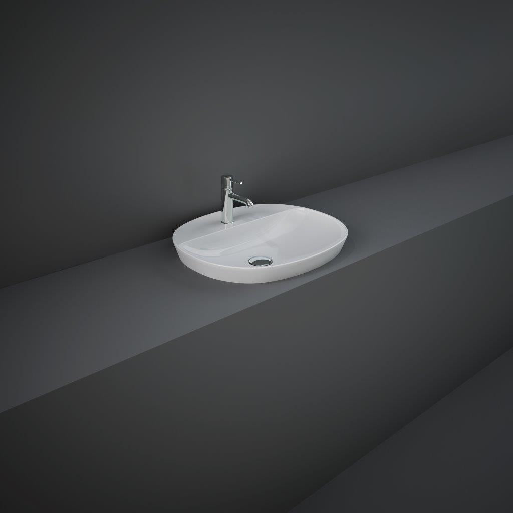 RAK Variant Oval Drop-In Wash Basin 1TH