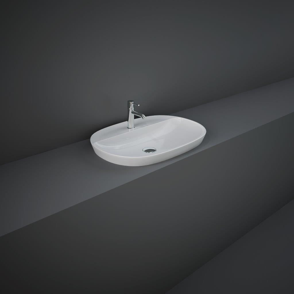 RAK Variant Elongated Oval Drop-In Wash Basin