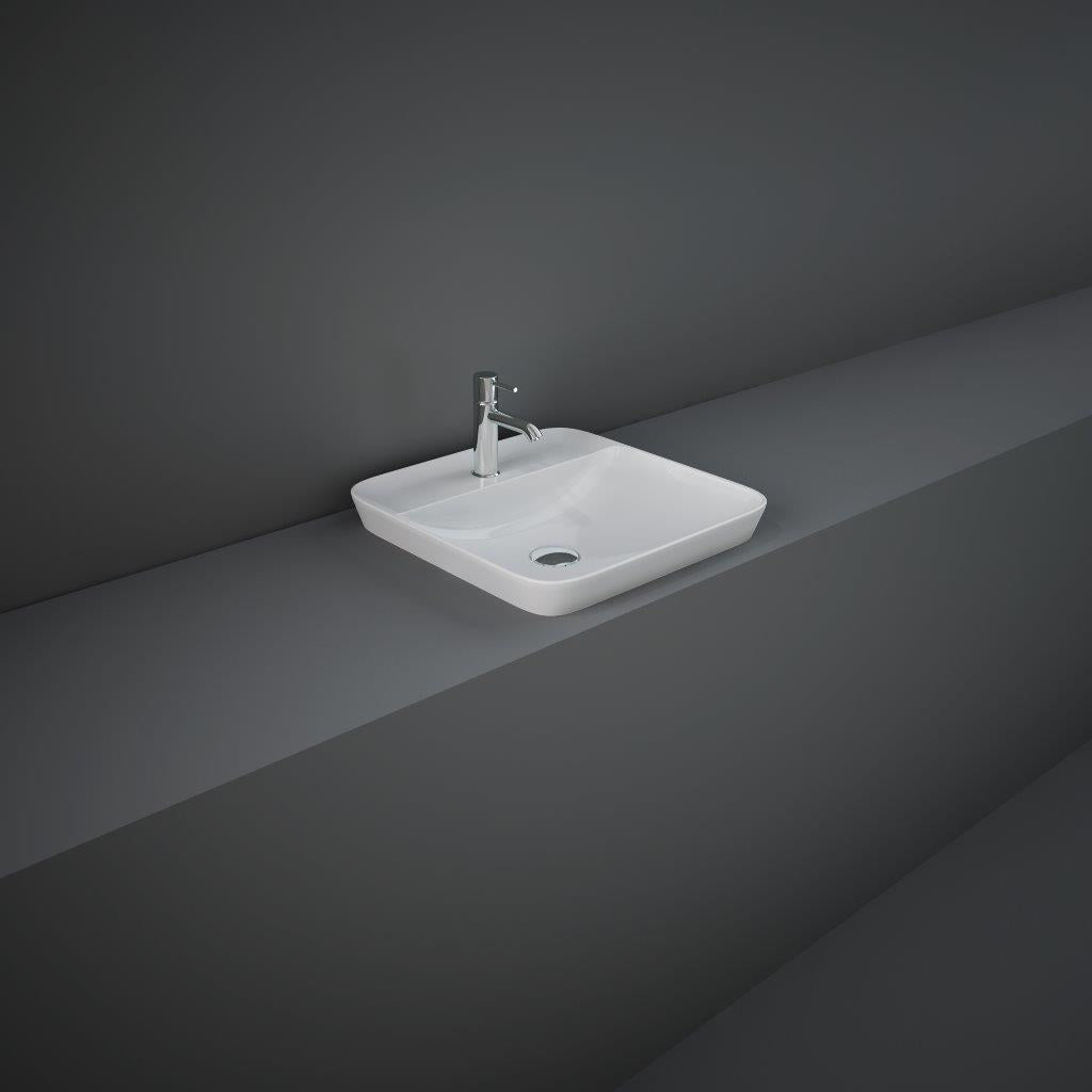 RAK Variant Square Drop-In Wash Basin 1TH