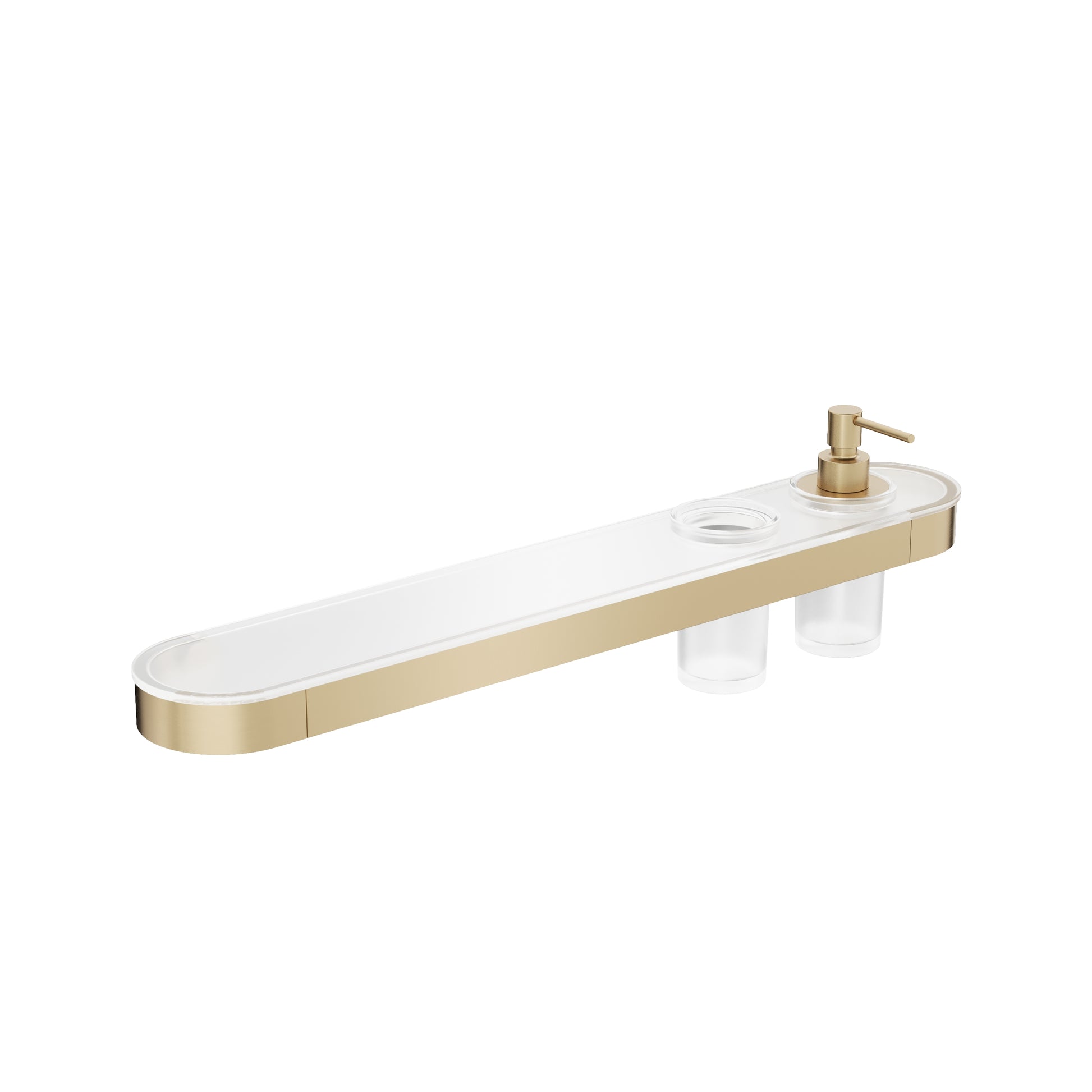 Velo Tray Soap Dispenser & Tumbler Holder