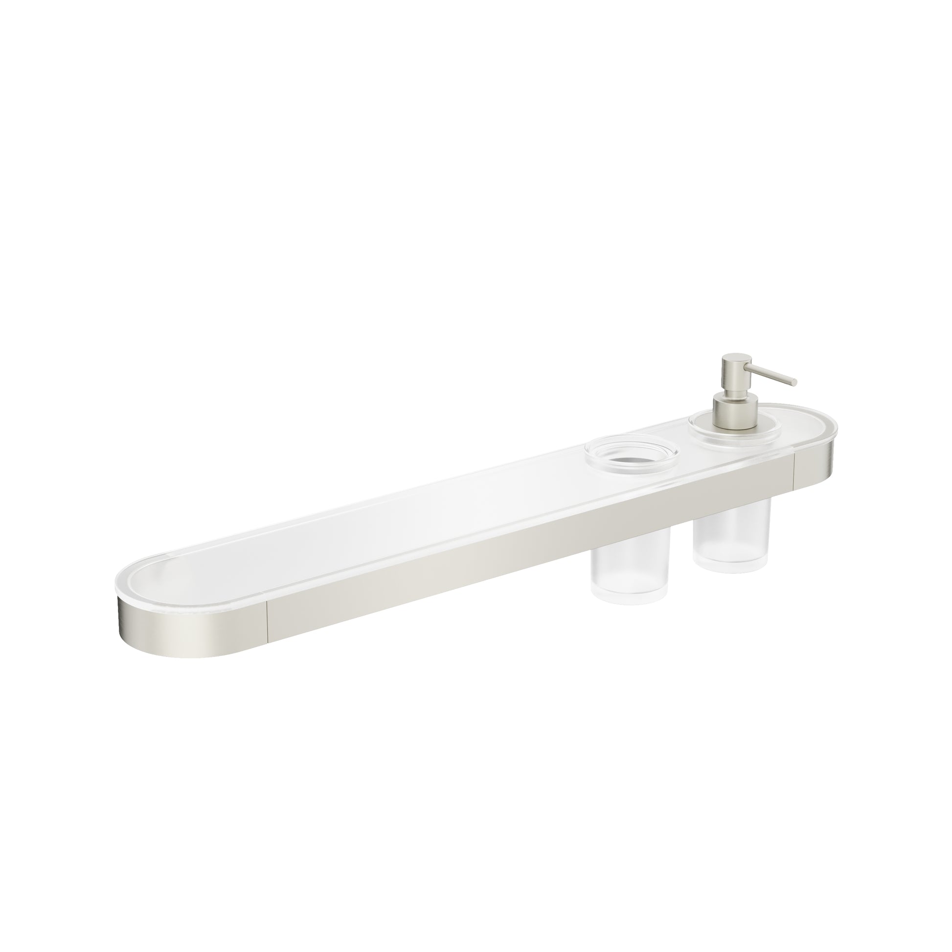 Velo Tray Soap Dispenser & Tumbler Holder