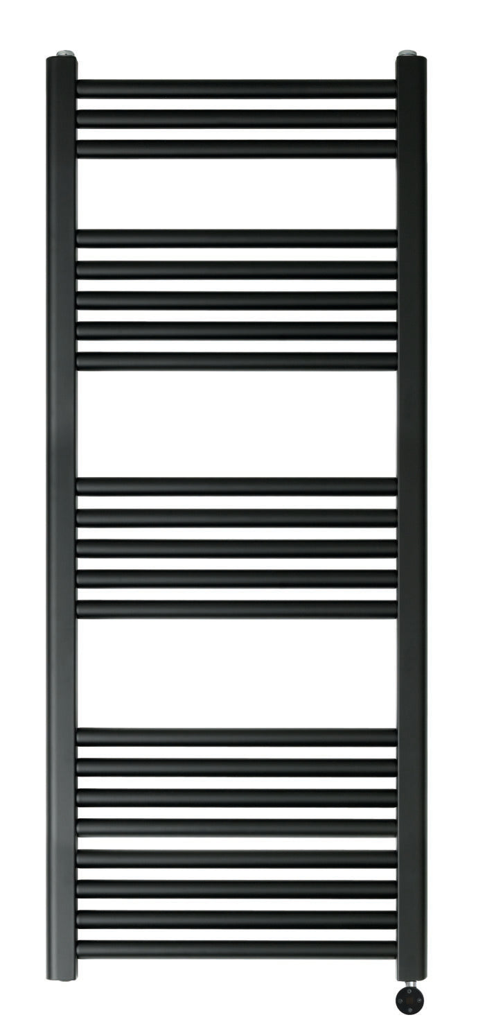 VOS ELECTRIC TOWER RADIATOR WITH THERMOSTAT HEATING ELEMENT 1200 X 500
