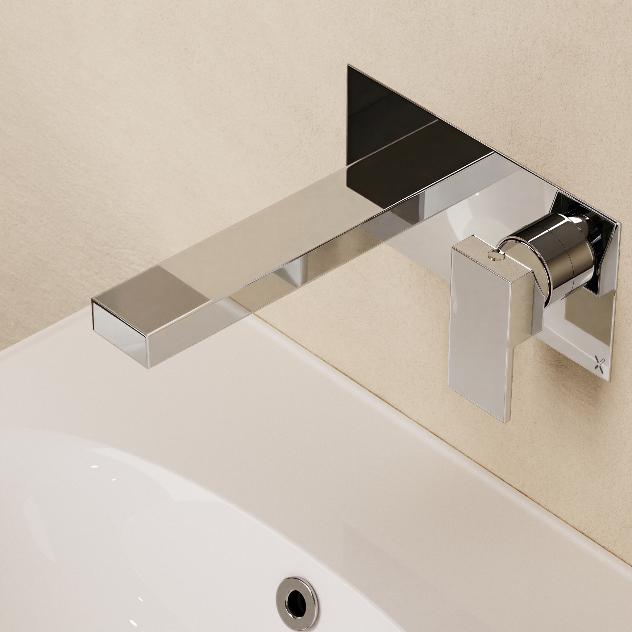 Verge Wall Mounted 2 Hole Set