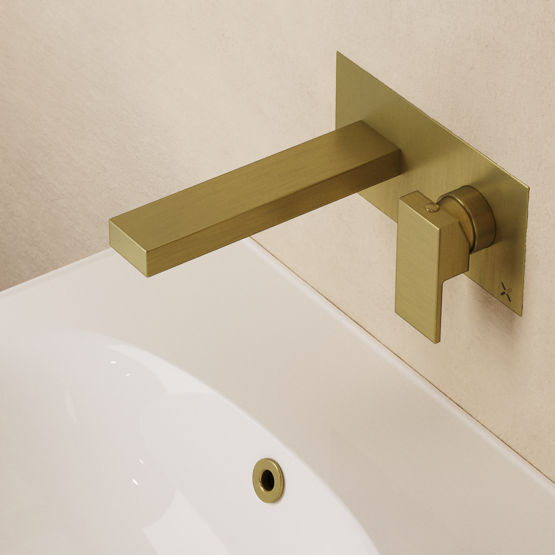 Verge Wall Mounted 2 Hole Set