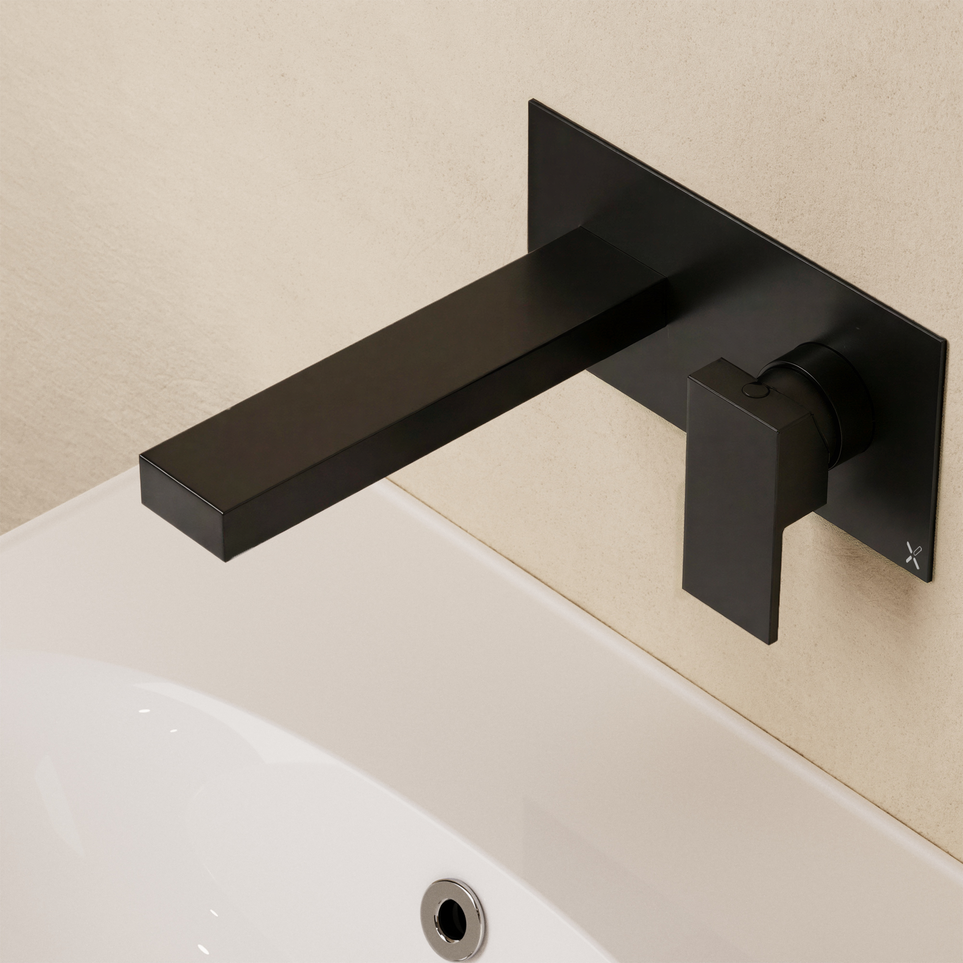 Verge Wall Mounted 2 Hole Set
