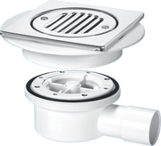 Two-Piece Valve Shower Gully for Tiled or Stone Floors