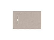 Vito Textured Rectangle Anti Slip Class C Shower Tray Brown