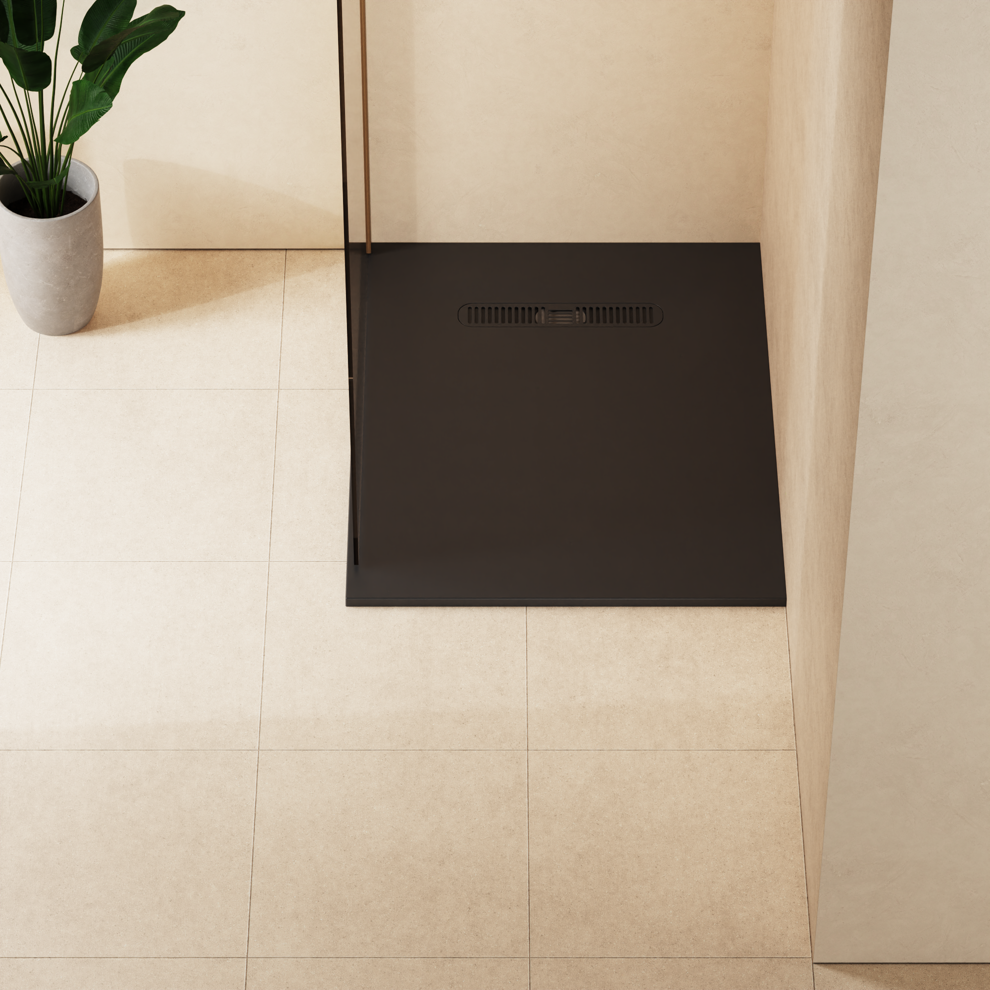 Vito Rectangle Shower Tray 25mm
