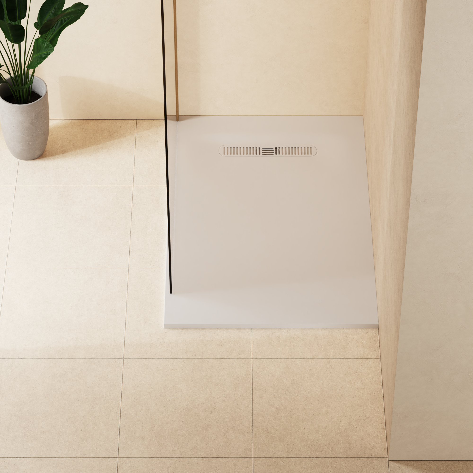 Vito Rectangle Shower Tray 25mm