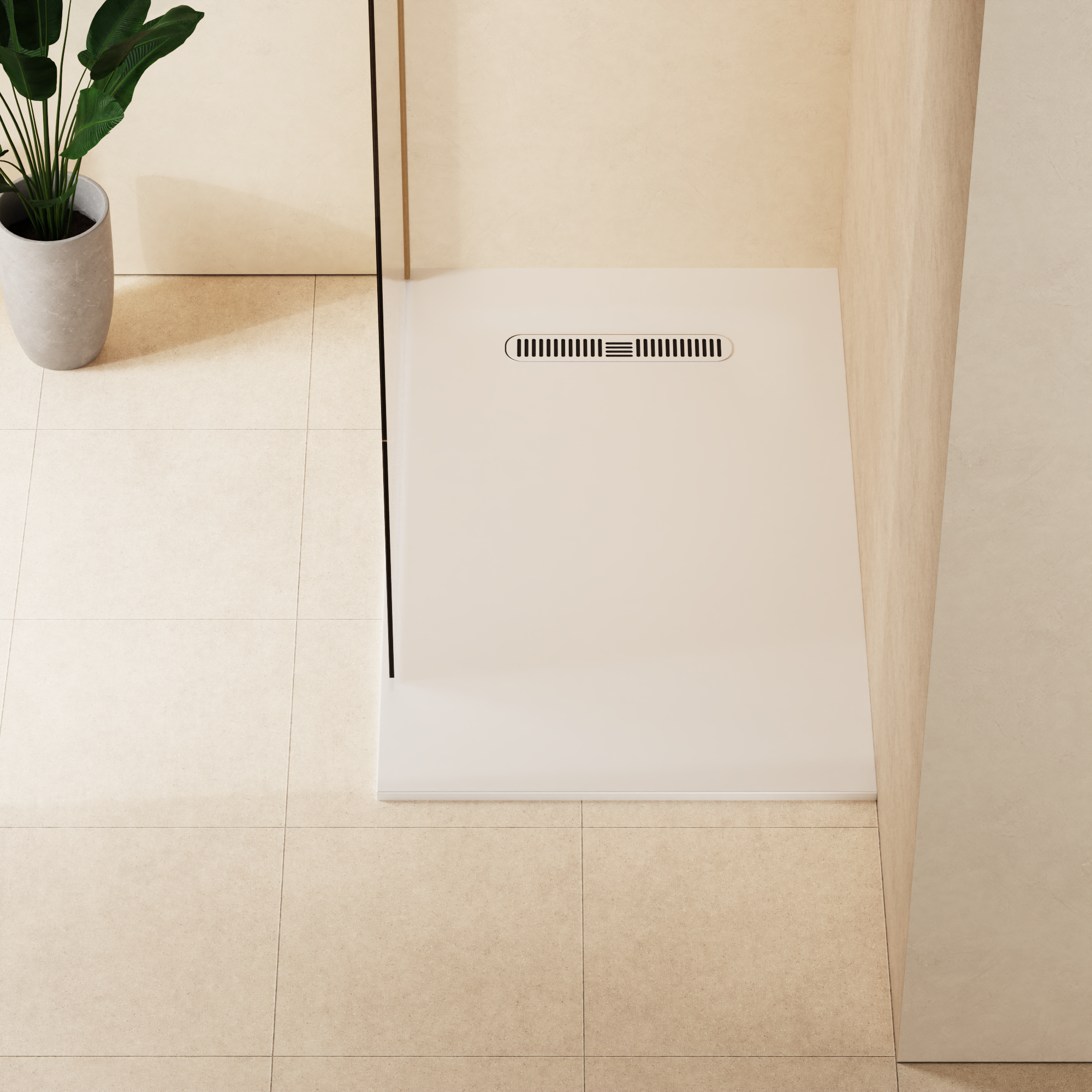 Vito Rectangle Shower Tray 25mm