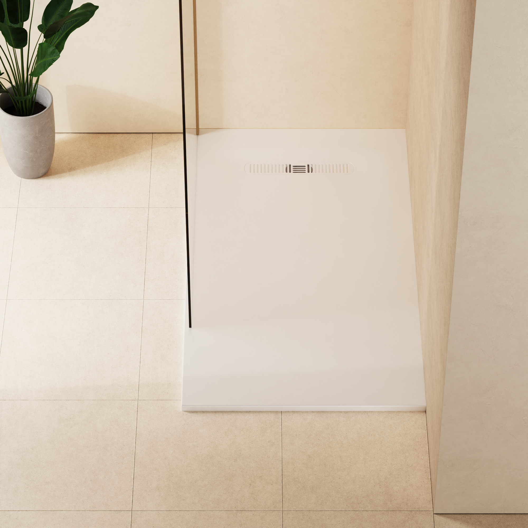 Vito Rectangle Shower Tray 25mm