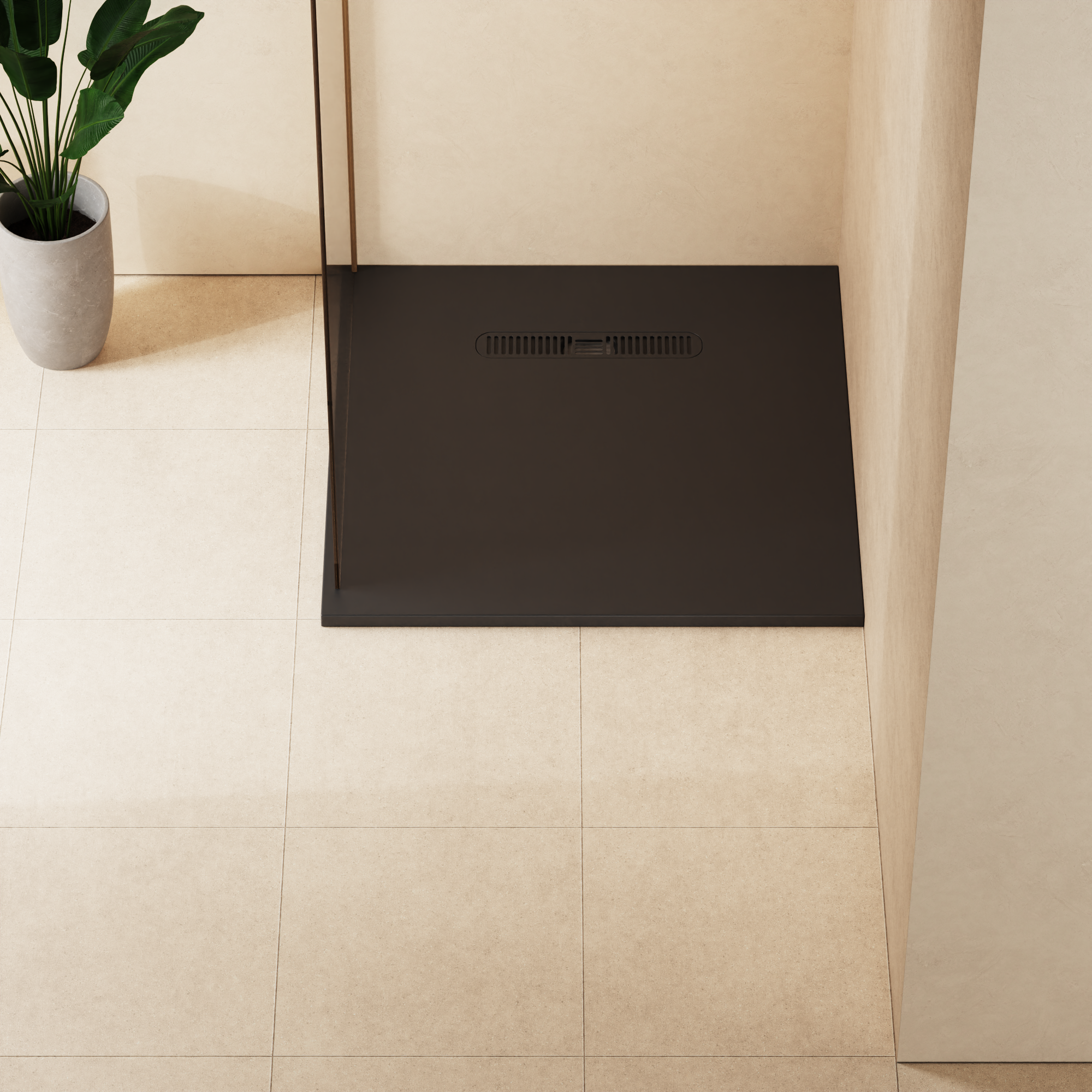 Vito Square Shower Tray 25mm