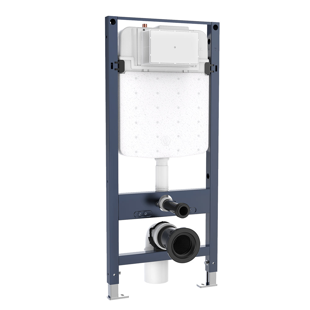 Slim Depth WC Support Frame 1.12M Height (with dual flush concealed cistern & installation kit)