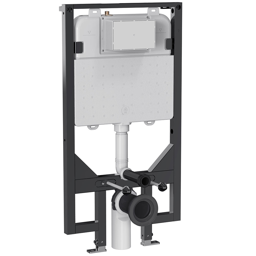 Slim Depth WC Support Frame 1.14M Height (with dual flush concealed cistern & installation kit)