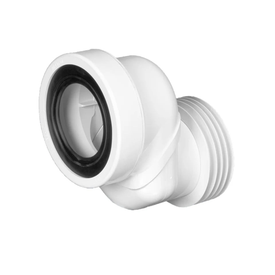 Offset 6cm WC Connector in ABS – Empress Bathrooms