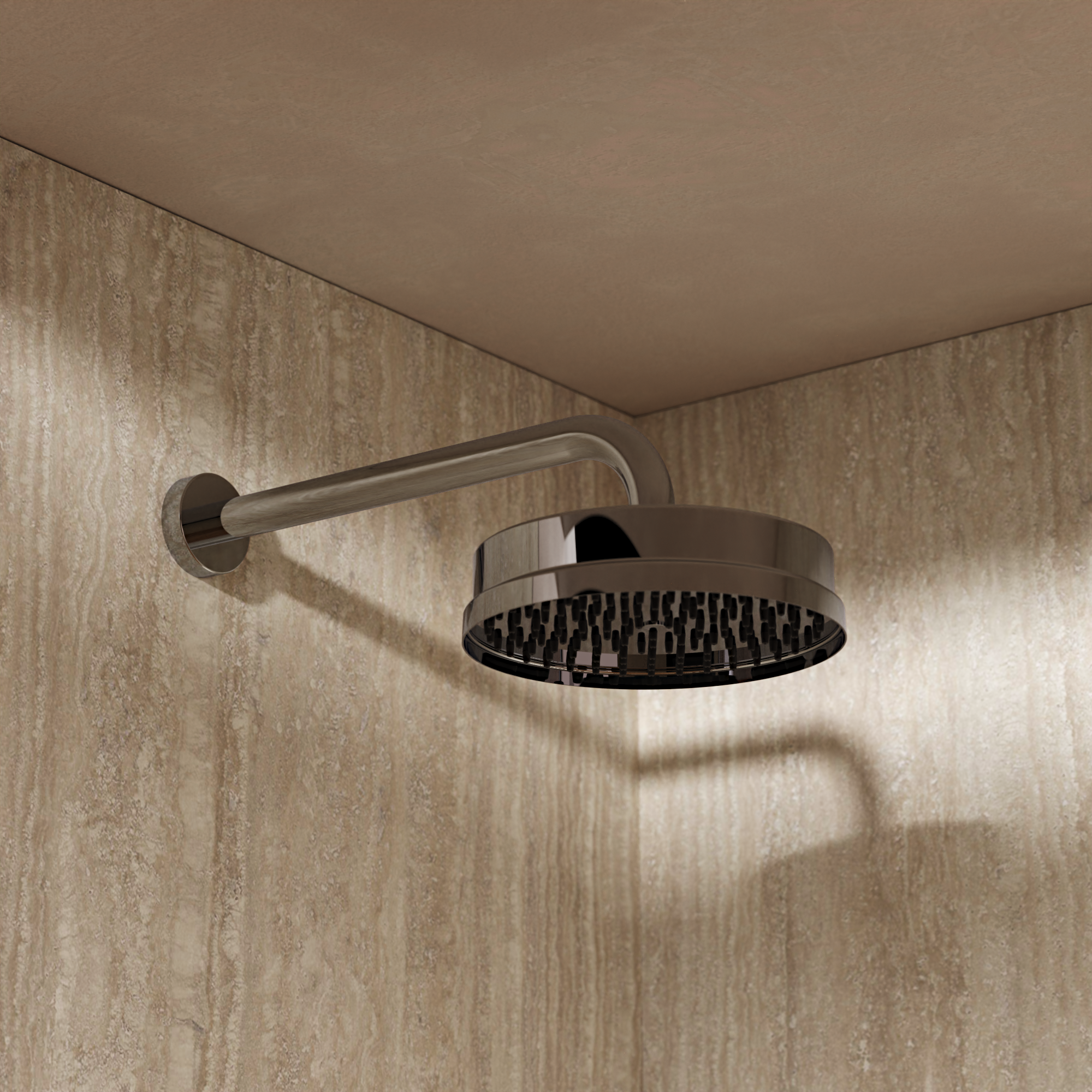 Waldorf Shower Head 8" Easy Clean