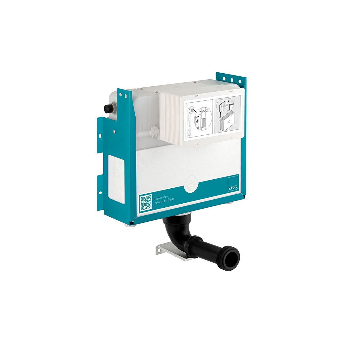 Short Size Concealed Cistern only with Brackets (flush plate can be front or top mounted)