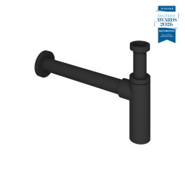 Round Bottle Trap Matt Black