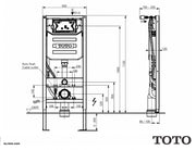 TOTO CONCEALED TANK ONLY WITH TANK ONLY UK