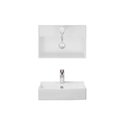 Turin Wall Mounted Basin with Overflow
