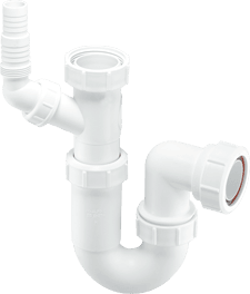 Adjustable Sink Trap with 135° Swivel Nozzle