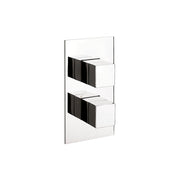 Crosswater Water Square 2 Outlet 2 Handle Thermostatic Shower Valve