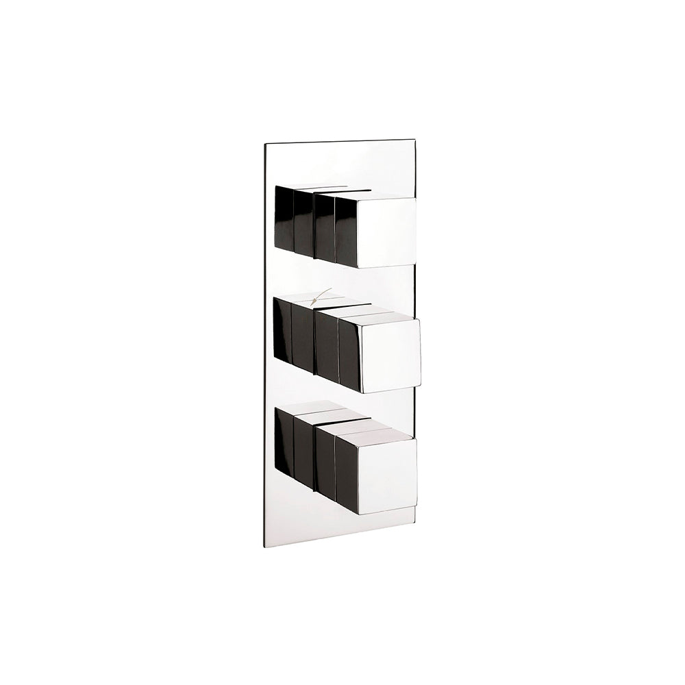 Water Square 3 Handle Trimset