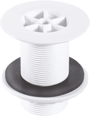 White Plastic Shower Waste