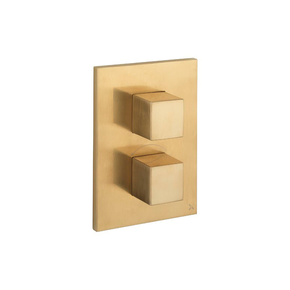 Crosswater Watersquare/Verge Crossbox 2 Outlet Shower Valve & Trimset