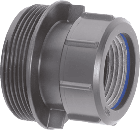 Straight Connector Multifit x 2″ BSP Male thread