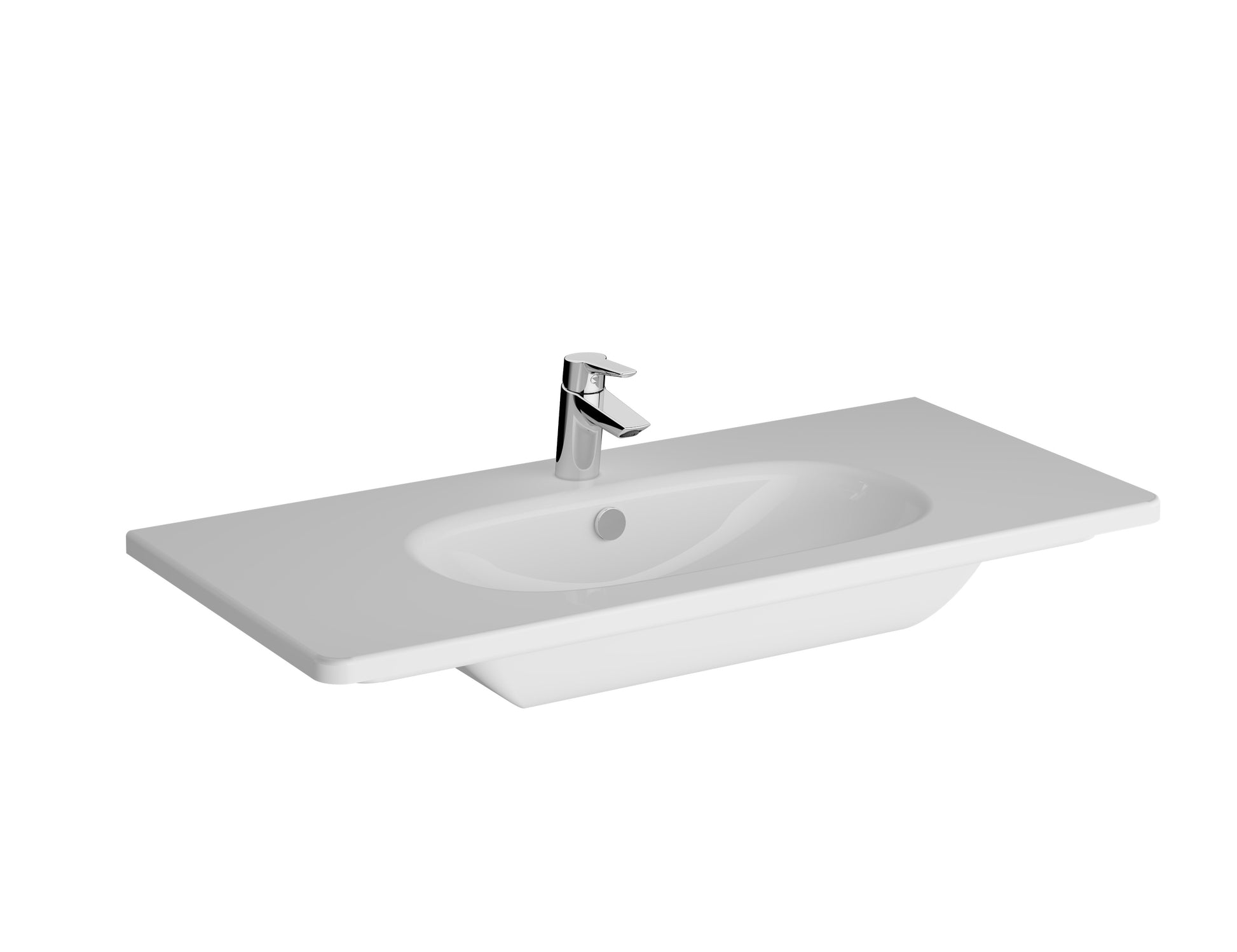 Vanity Basin One Tap Hole, With Overflow Hole