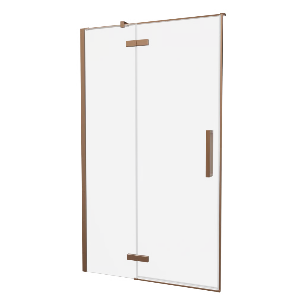 Crosswater Asura 8 Hinged Door with Inline Panel and Side Panel
