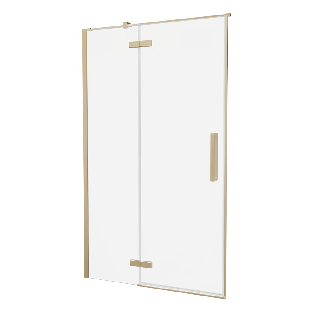 Crosswater Asura 8 Hinged Door with Inline Panel and Side Panel