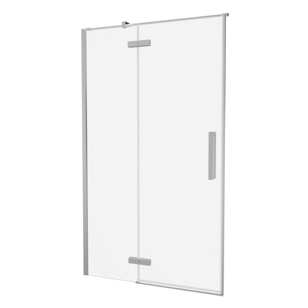 Crosswater Asura 8 Hinged Door with Inline Panel and Side Panel
