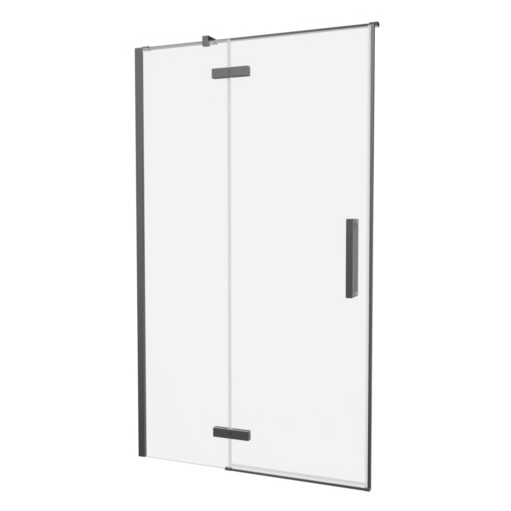 Crosswater Asura 8 Hinged Door with Inline Panel and Side Panel