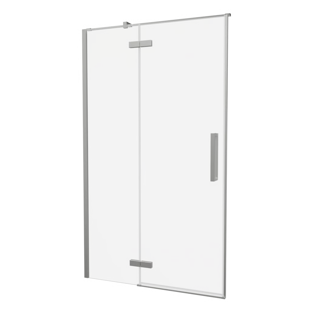 Crosswater Asura 8 Hinged Door with Inline Panel and Side Panel