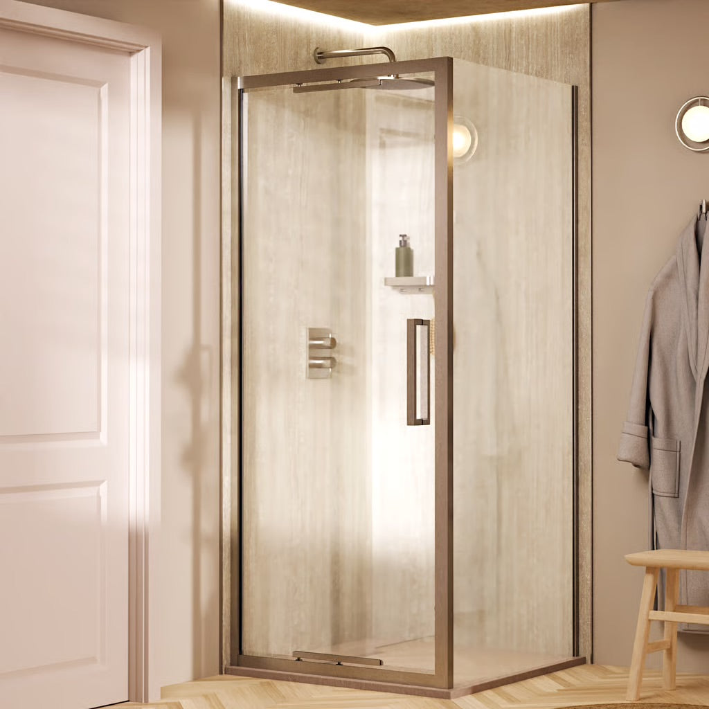 Crosswater Asura 8 Infold Door with Side Panel