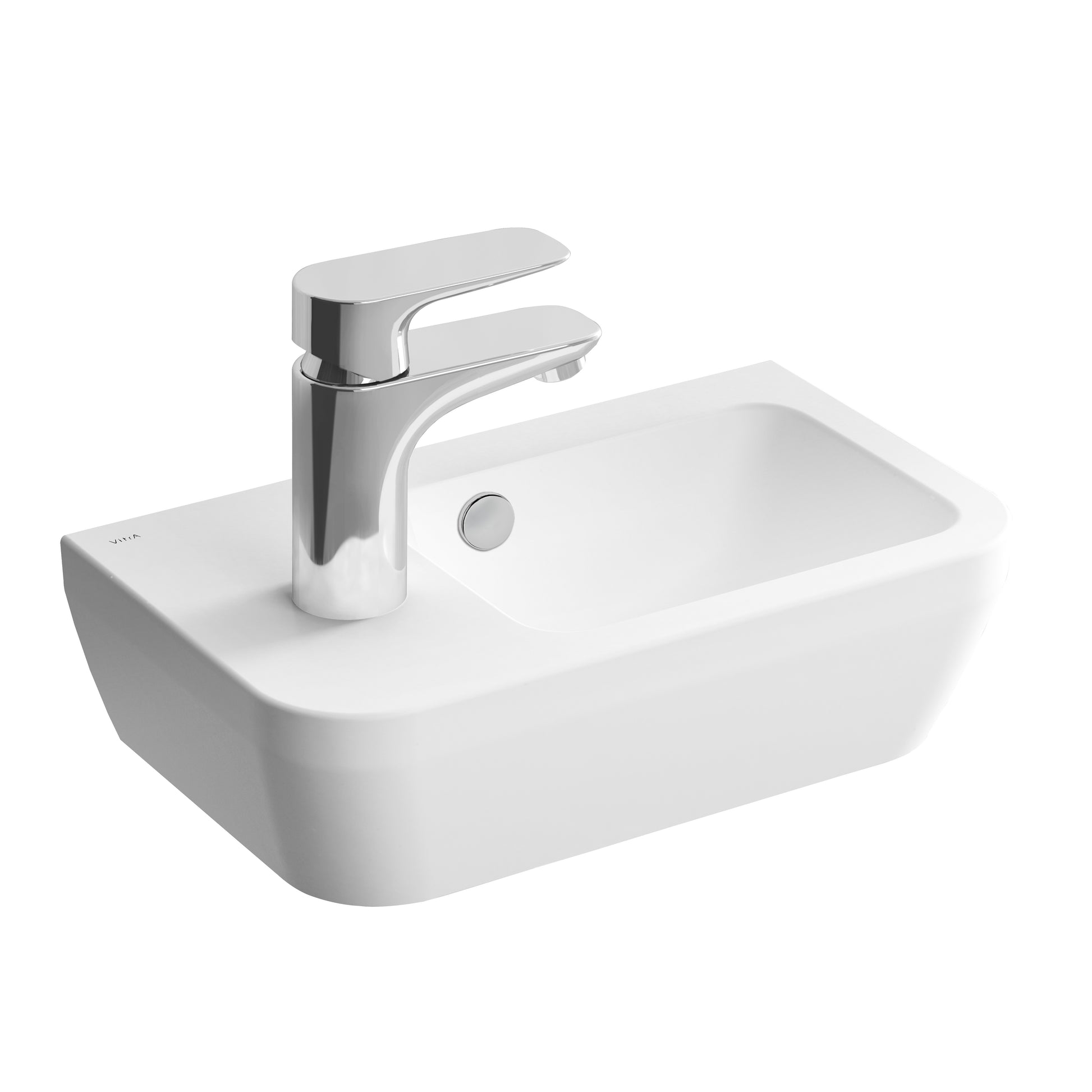 Compact Washbasin With Left Tap Hole Area