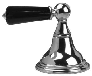 ASBURY - Black Ceramic Lever Floor BSM
