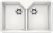 BLANCO VILLAE Farmhouse Double Ceramic Undermount Sink