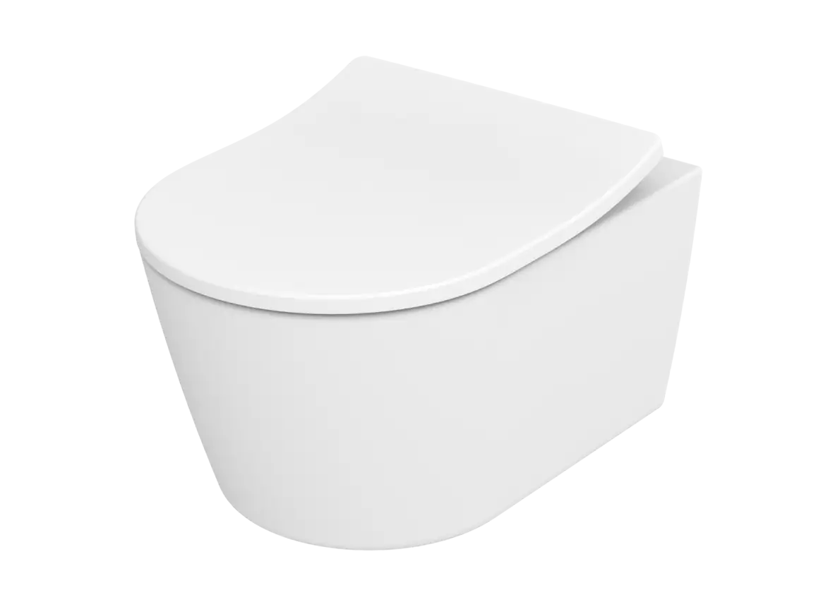 WC RP, wall-hung matte white