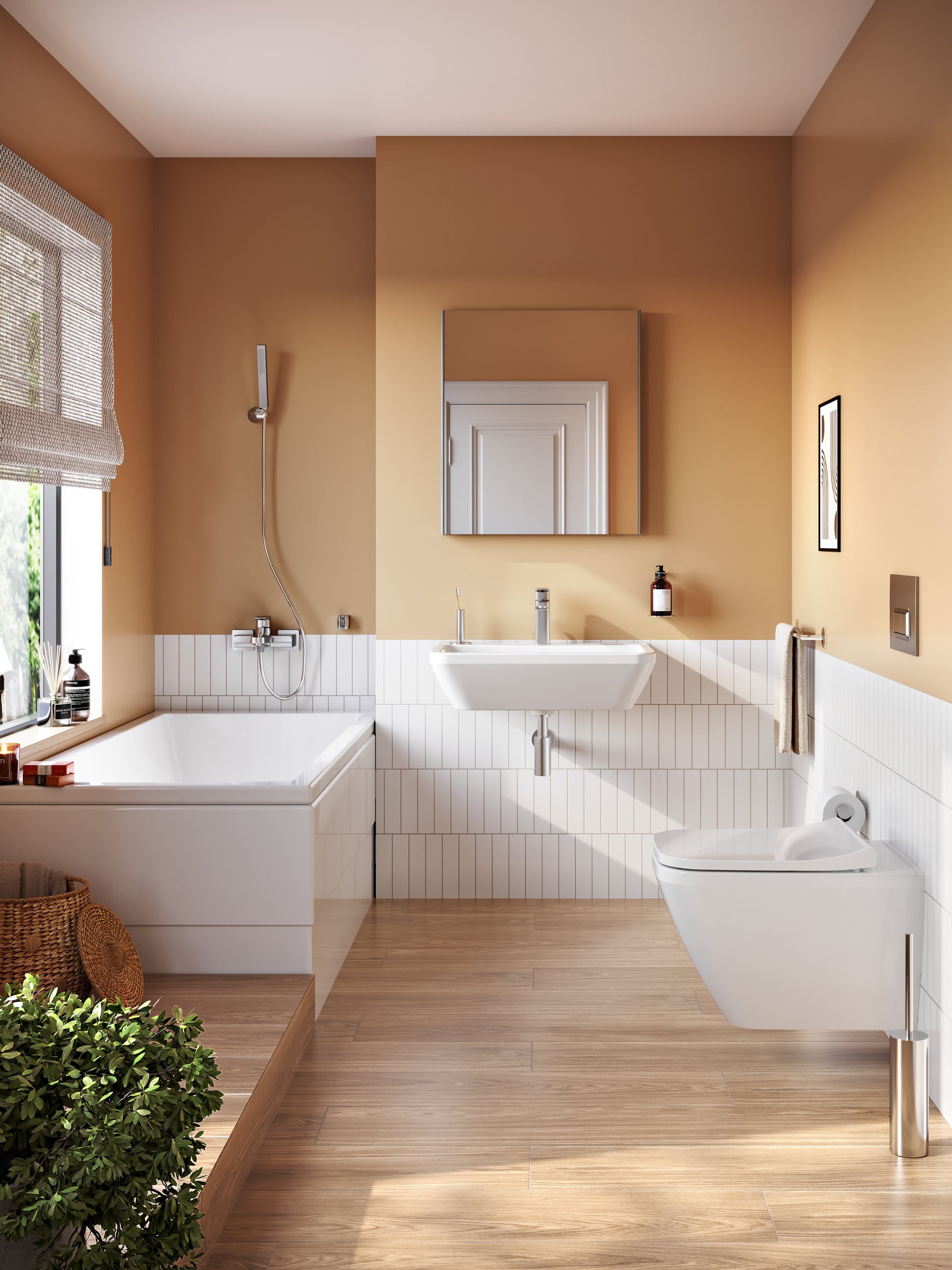 Standard Washbasin, 65cm, Square