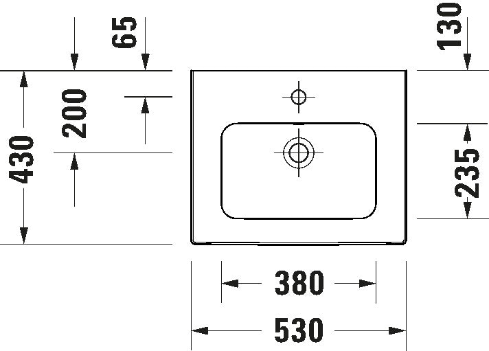 ME by Starck Washbasin White High Gloss