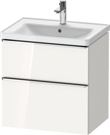 D-Neo Vanity unit wall-mounted 634 mm 2 drawers