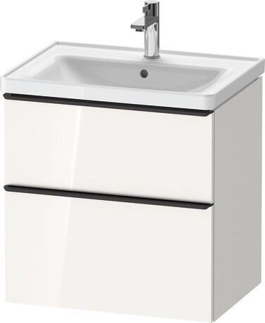 D-Neo Vanity unit wall-mounted 634 mm 2 drawers