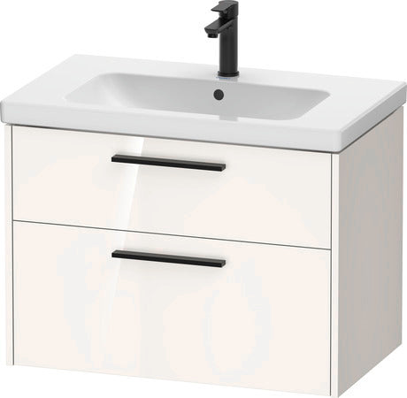 D-Code Vanity unit wall-mounted 800m 2 Drawer