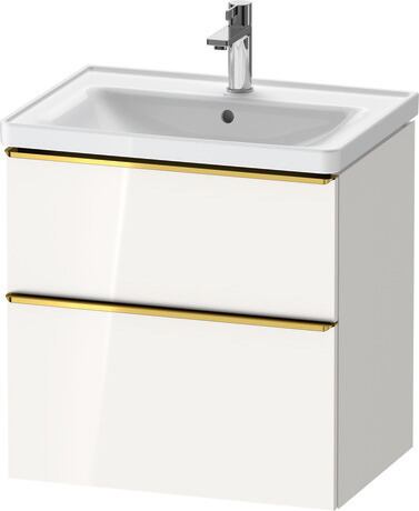 D-Neo Vanity unit wall-mounted 634 mm 2 drawers